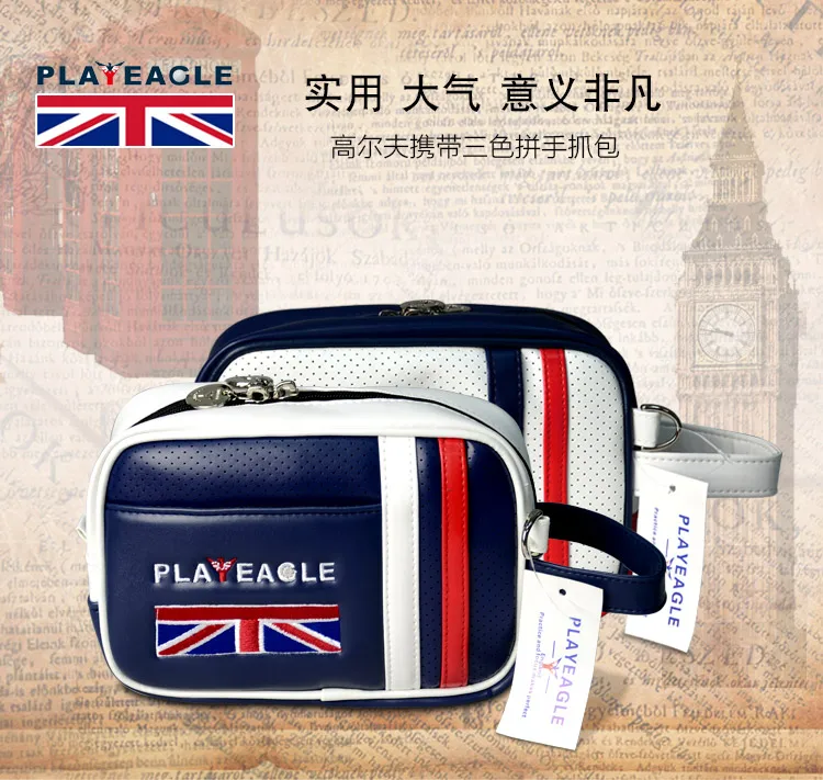 New Pu Leather Golf Handbag Portable Mini Golf Pouch Factory Oem Golf