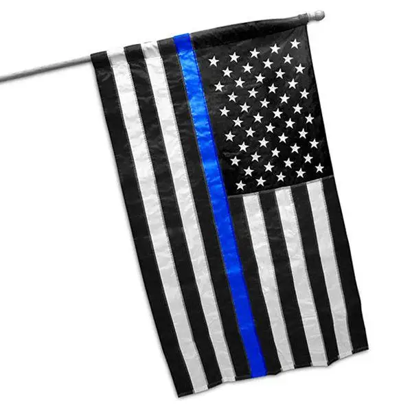 美国警察警旗图片