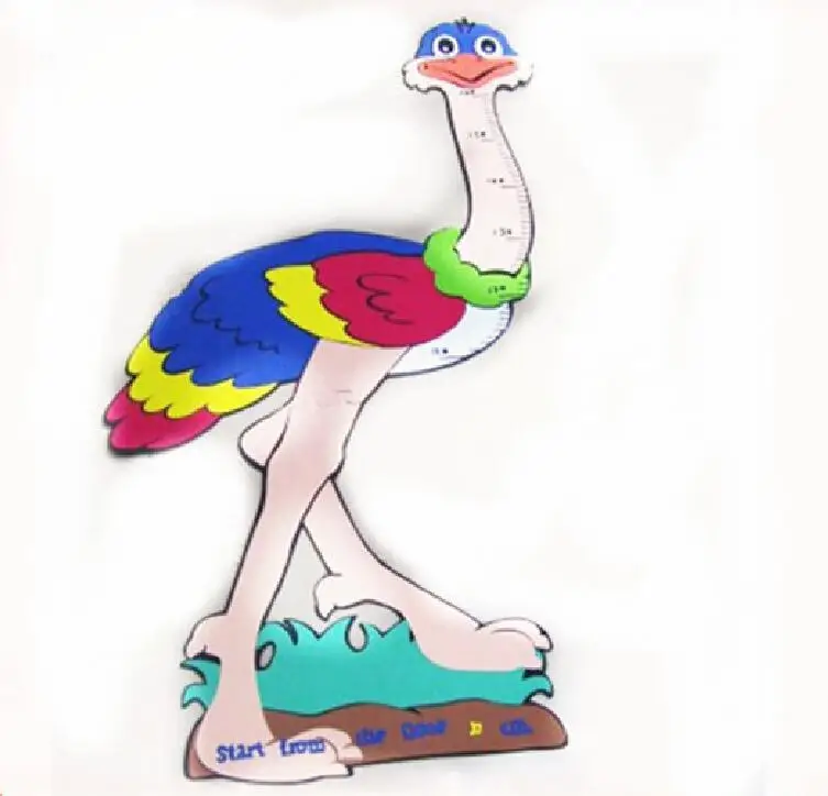 Cartoon Ostrich Shaped Children Eva Height Gauging Buy Eva
