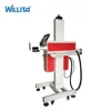 10W 20W 30W Fast Speed Batch coding and expire date Code CO2 Online flying laser marking machine for glass plastic bottle