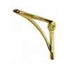 Heavy Duty Brass Shelf Bracket L Corner Brace for Kitchen