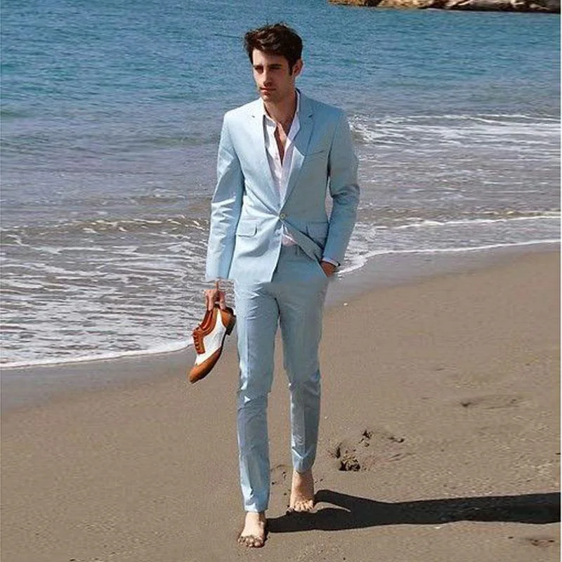 ropa de playa para hombre boda