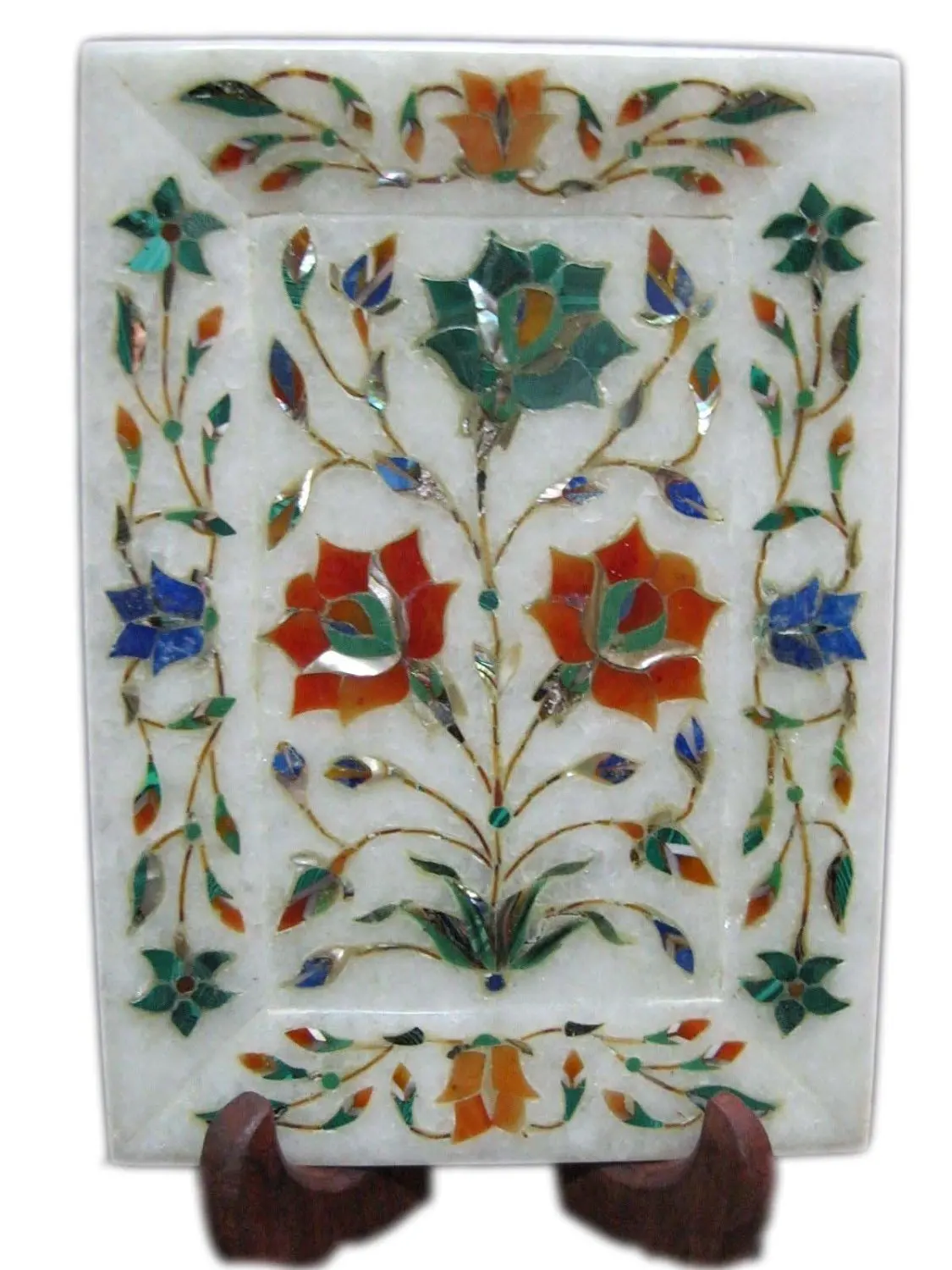 Buy White Marble Serving Tray Cum Decorative Wall Plate Italian Art ... Buy White Marble Serving Tray Cum Decorative Wall Plate Italian Art ...