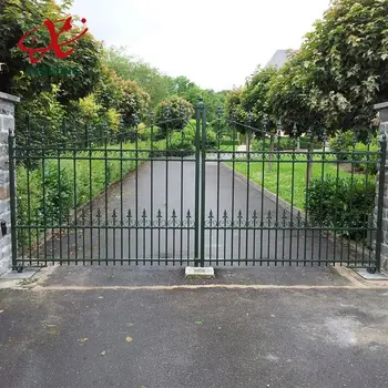 White Driveway Steel Pipe Swing Gate With Hinge Buy Gate Swing Hinge Swing Gate White Driveway Gate Swing Product On Alibaba Com