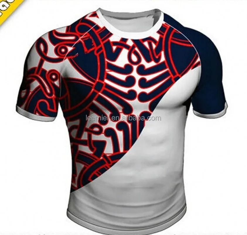 Custom Design Stretch Rugby Jersey 