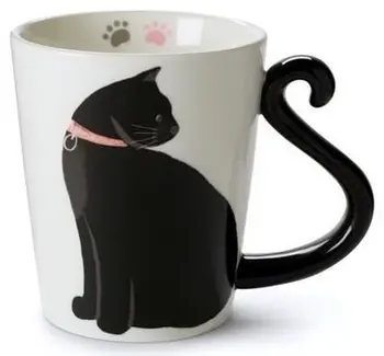 Unique 11 Oz Ceramic Coffee Tea Cup Cute Cat Mug For Unique 11 Oz Ceramic Coffee Tea Cup