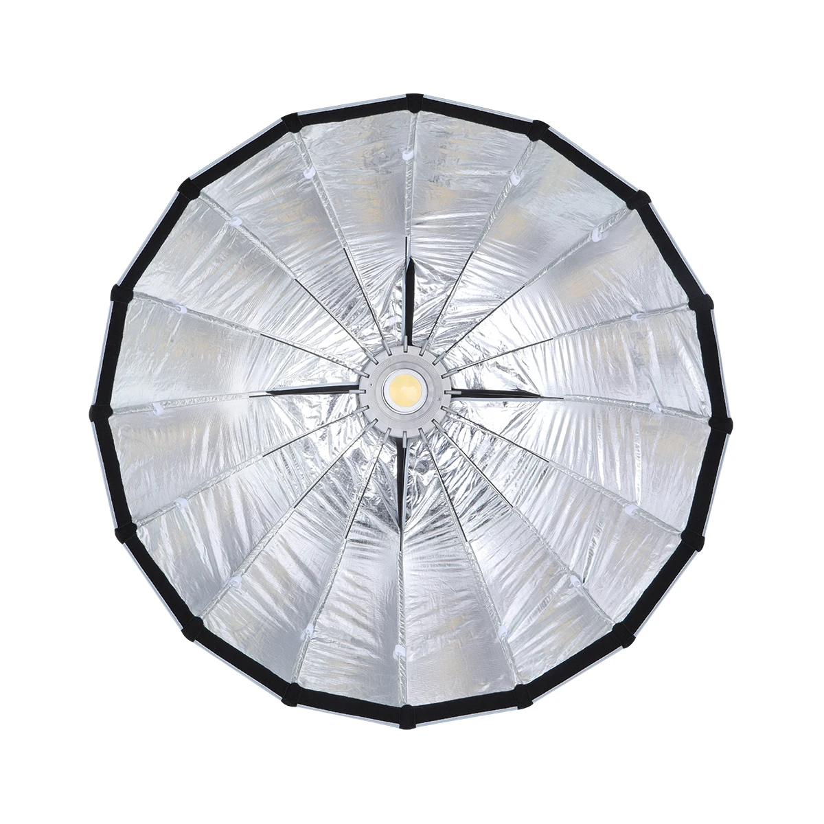 NiceFoto LED Parabolic softbox with grid Quick set-up deep softbox 90cm for LED light Umbrella frame softbox with grid