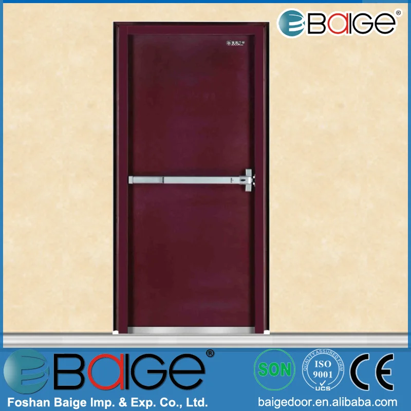 Bg F9007 Fire Escape Doors Fire Rated Steel Door Push Bar Buy