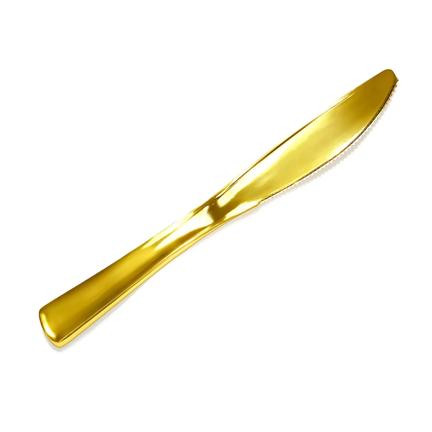 240 Pieces Gold Plastic Silverware Disposable Flatware Setheavyweight