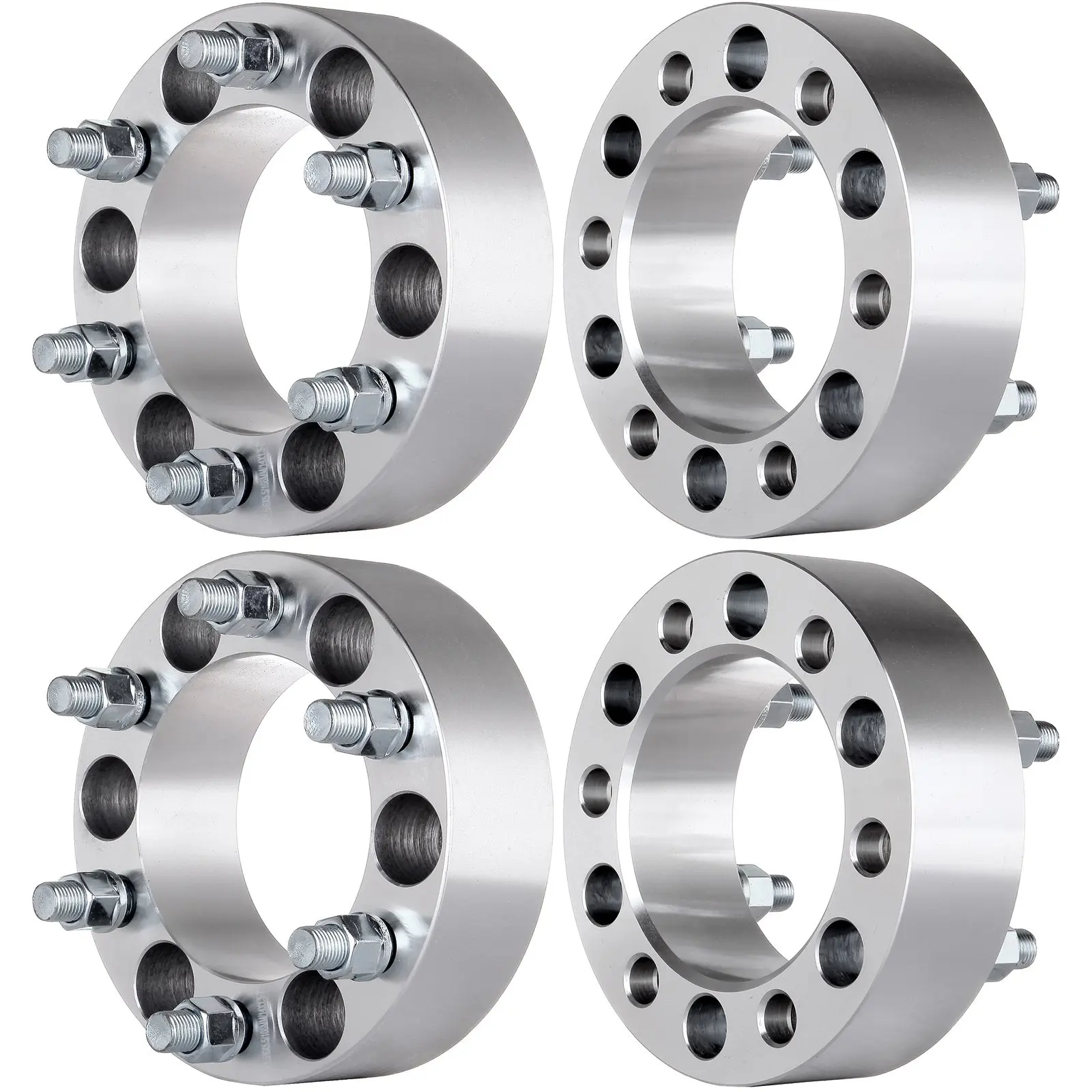 ECCPP 4PCS Wheel Spacers Adapters 2" 6Lug 6x5.5 / 6x139.7 for