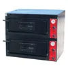 Two decks electric pizza making machine ovens sale
