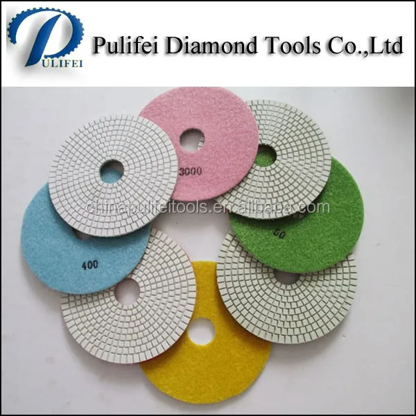 Diamond Angle Grinder Polishing Pad Wet Dry Use Resin Diamond Polishing