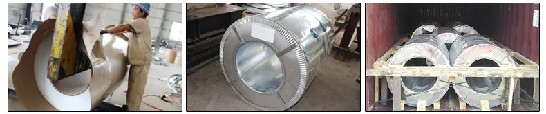 60-275g/m2 Zinc coating color coated galvanized steel coil