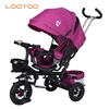China cheap price toddler bike push handle / steel frame three wheel kid bicycle / child toy cycle with 3 wheels