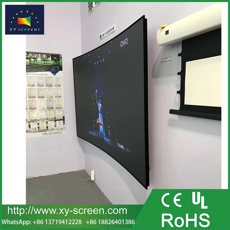 Xyscreen New Design Ambient Light Rejecting 12mm Narrow Curved Frame