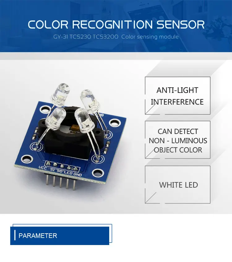 GY-31 TCS230 detection module tcs3200 color recognition sensor