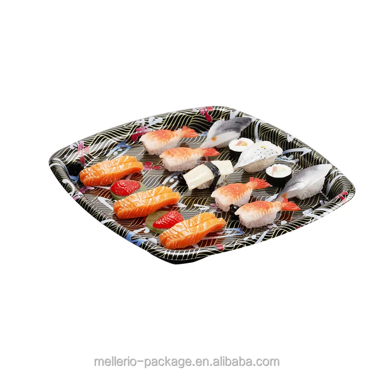 China 5 Rolls GLD3-01A Plastic container for sush/sushi container with lid  Manufacturer and Supplier