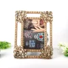 Latest fashion design crystal decor metal ally frame for mirror