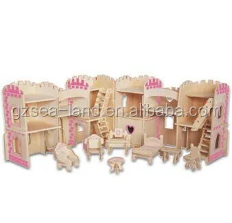 wooden princess castle