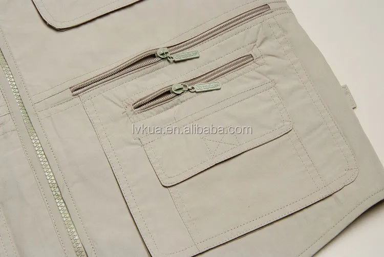 5 Kleuren Mouwloze Jassen Heren Outdoor Vest Met Veel Zakken 5 Kleuren Mouwloze Jassen Heren Outdoor Vest Met Veel Zakken