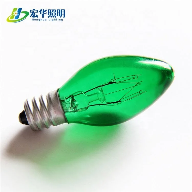 C7 10W 230V E12 Candle C7 10W 230V E12 Candle colorful vintage edison light incandescent bulb