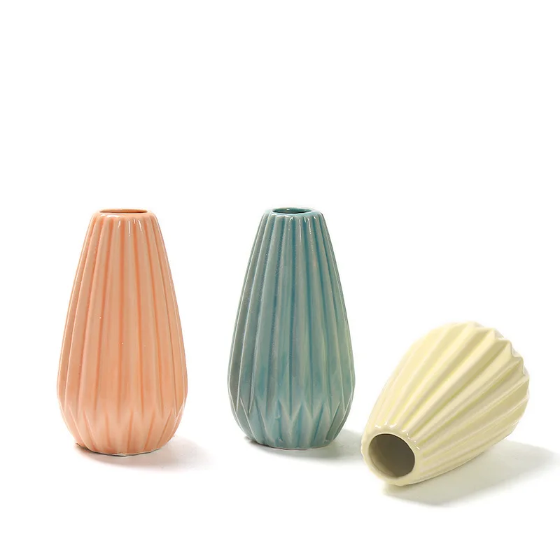 Home Goods Ceramic Decorative Pottery Flower Vase Office Home Hotel