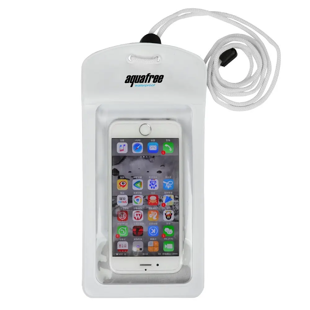 Aquafree Universal Cellphone Waterproof Sack, Cellphone Dry Bag With Neck Strap, Cellphone case for iPhone,Samsung Galaxy…