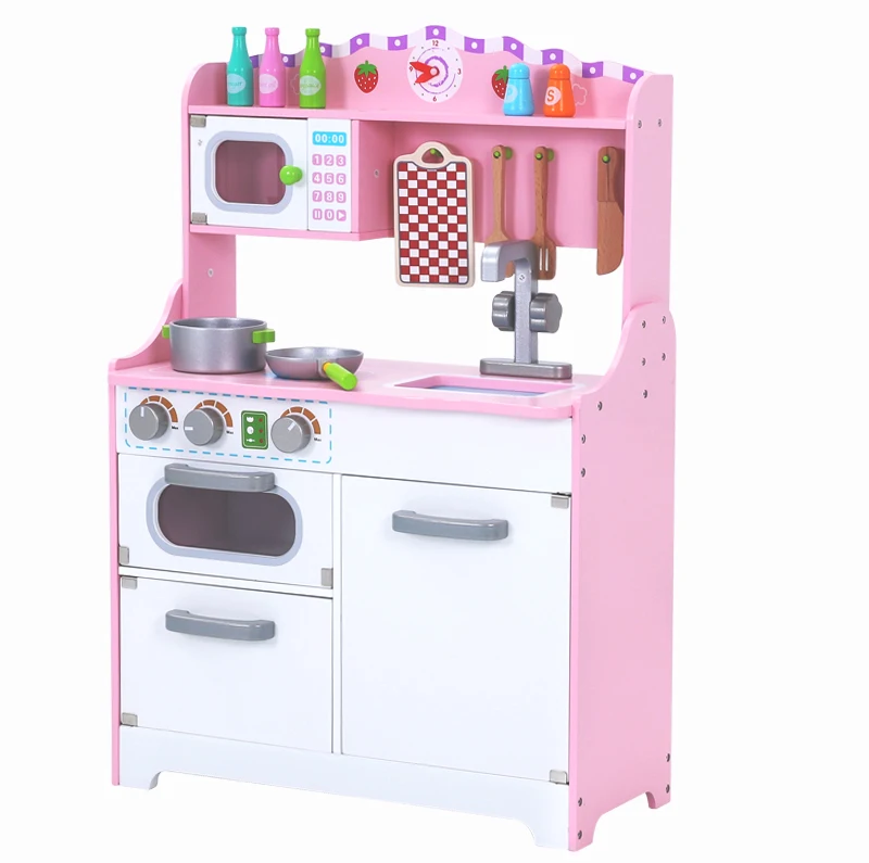 wooden kitchen set for preschool