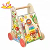 New arrival educational wooden baby walker for push along W16E115