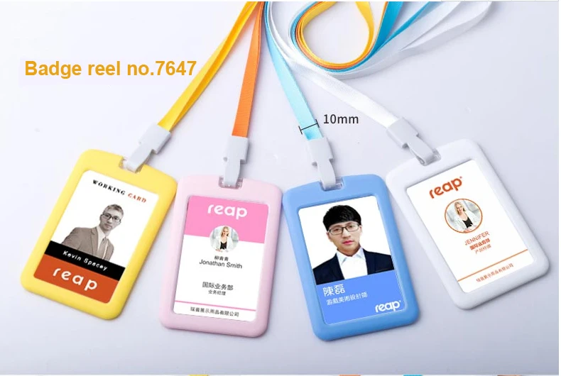 Reap Environmental Silicone Id Card Holder For Student Office Id Card Holder Without The Lanyard