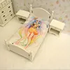 Anime custom printed brushed nylon bed sheets NO GAME NO LIFE blank china supplier wholesale 3d bedding sheet set