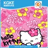 Hello kitty printed nylon spandex fabric pink