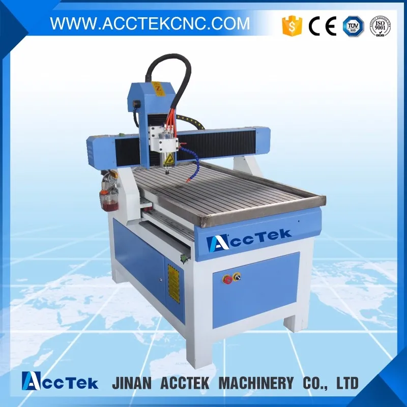 shangdong Jinan mini 3d 6090 desktop cnc router machine for woodworking carving and cutting