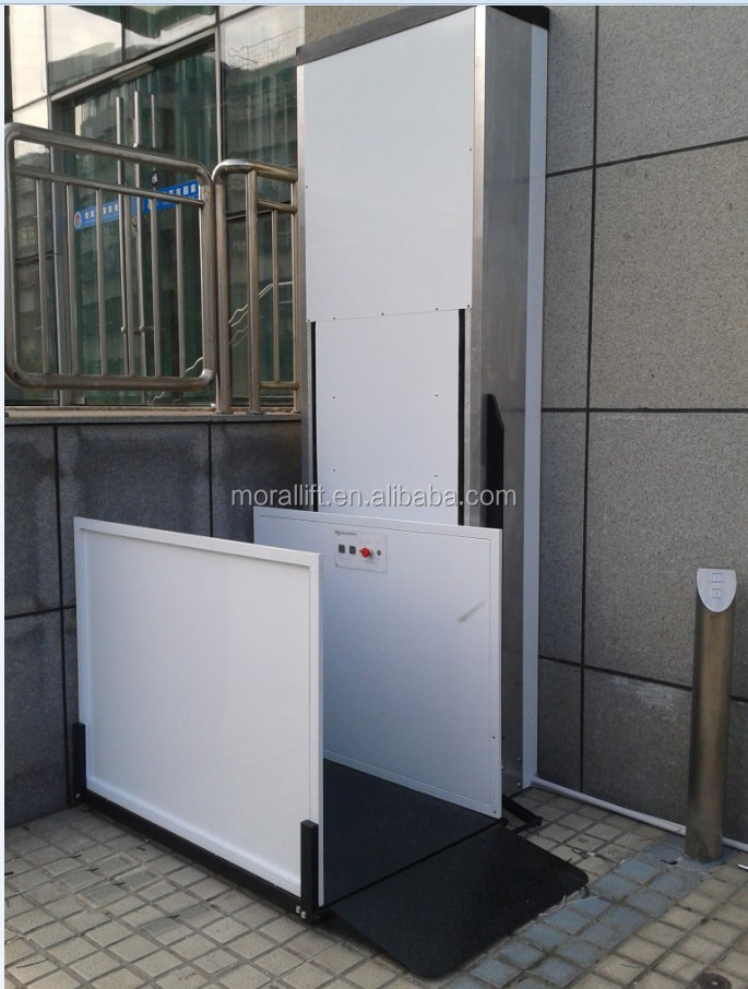Hydraulic Disabled/handicapped Access Wheelchair Lift With Enclosure