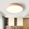 European Modern Ceiling Lights!! High Power Led Lighting Round Shape Surface mounted Wood Ceiling Light