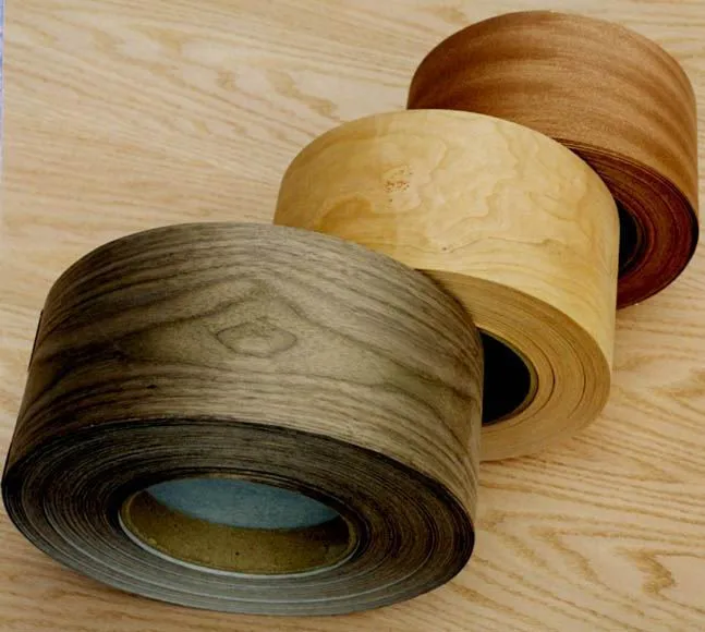 walnut Wood Veneer Edgebanding for Plywood Edges and furniture decoration