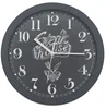 2019 New Design Fashion Kitchen Food Store 12inch Plastic Wall Clock