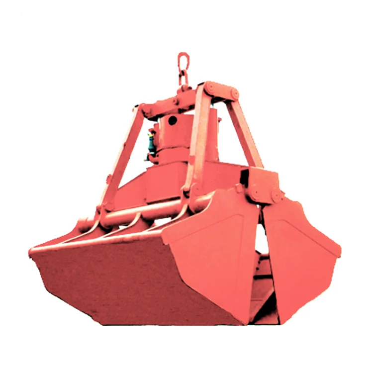 Mechanical Four Ropes Grab Clamshell Bucket for Crane