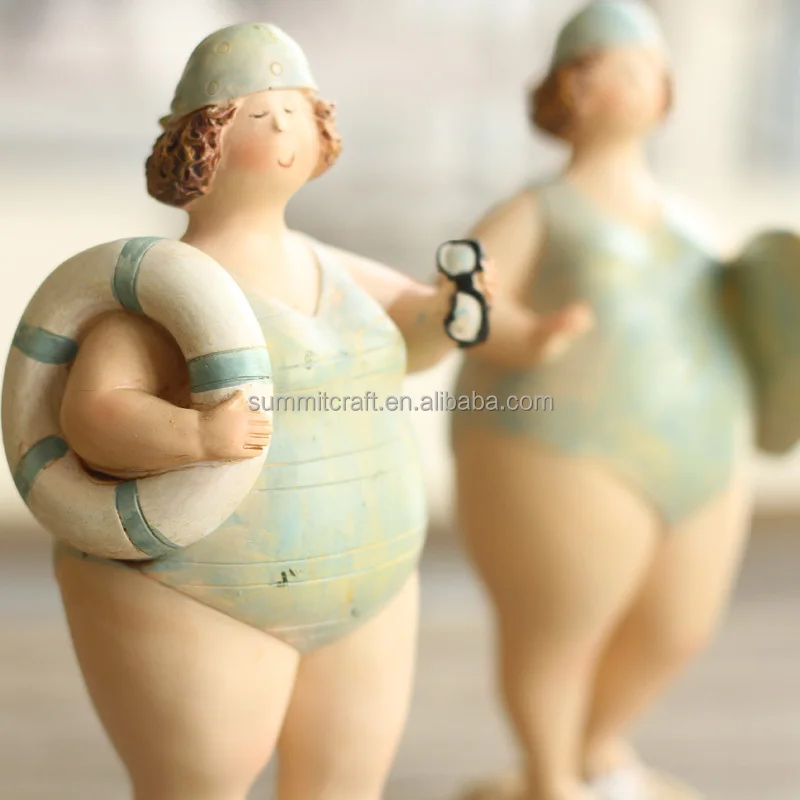 アメリカスタイルの置物太った女性画村家の装飾のための Buy セクシーな女性の置物 Product On Alibaba Com