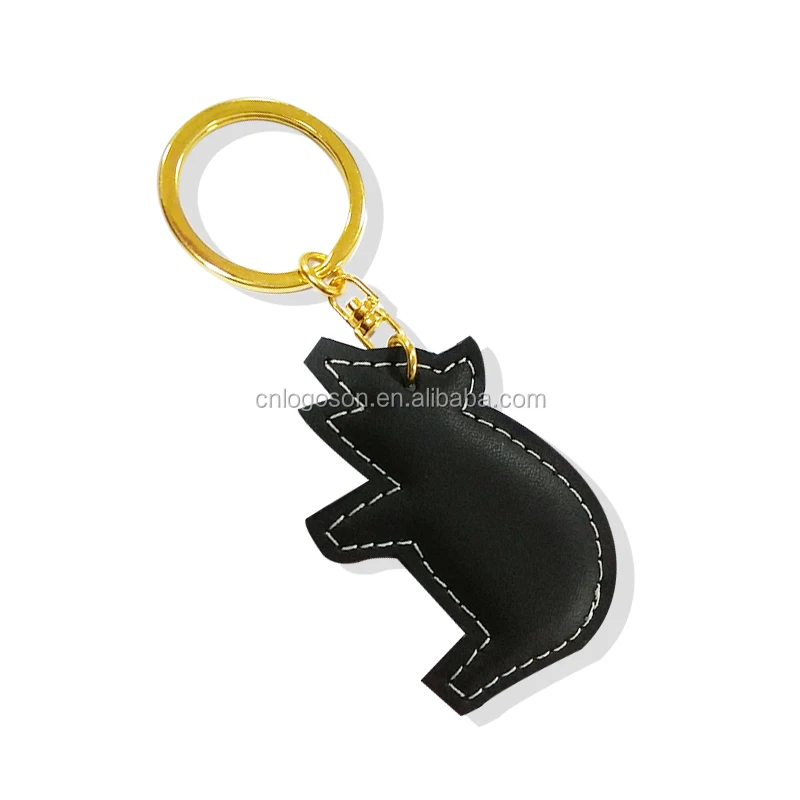 Redfish Leather Keychain
