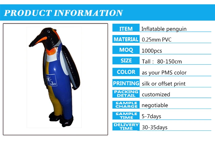 Giant Inflatable Penguin Toys Inflatable Penguin Christmas Outdoor