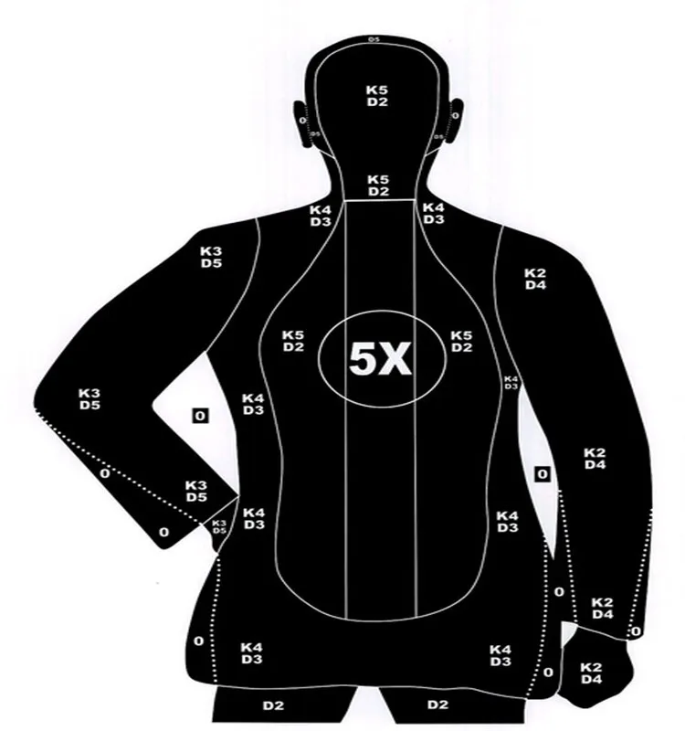 Rifle Human Silhouette Shooting Targets Buy Shooting Targets,Splatter