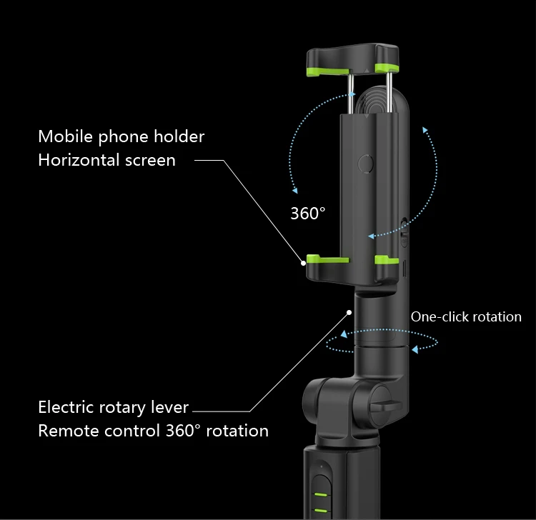 2019 New Style YMP Self Stick for iPhone 6S Smart Phone Xiaomi Selfie Sticks Bluetooth Mini Portable Selfie Stick with Tripod