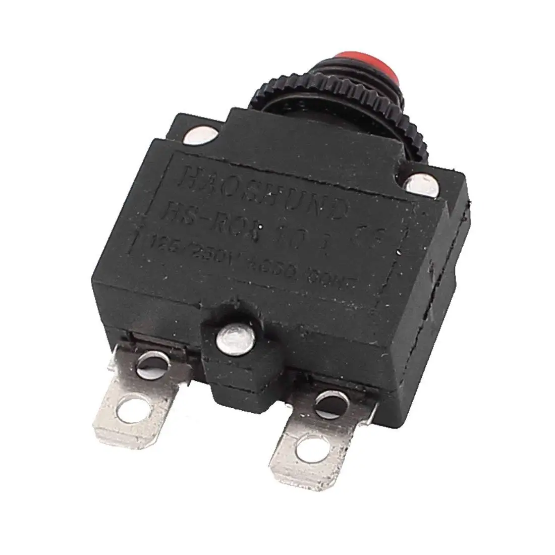 2 Pcs 3A 125//250V Push Button Reset Overload Protector Thermal Circuit Breaker