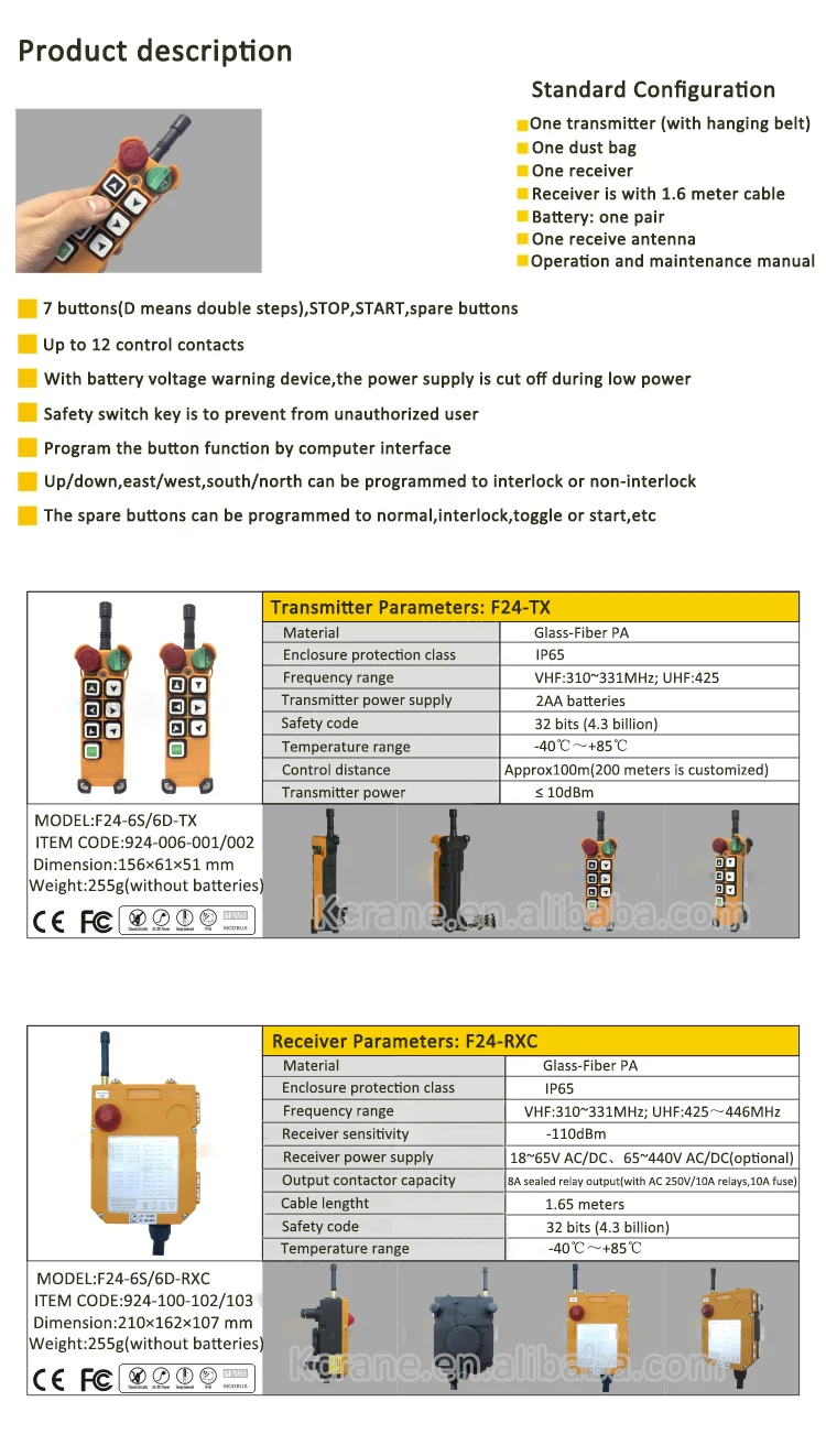 F24 6d telecrane схема подключения