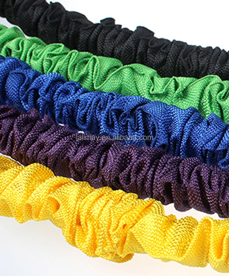 fabric covered rubber bands