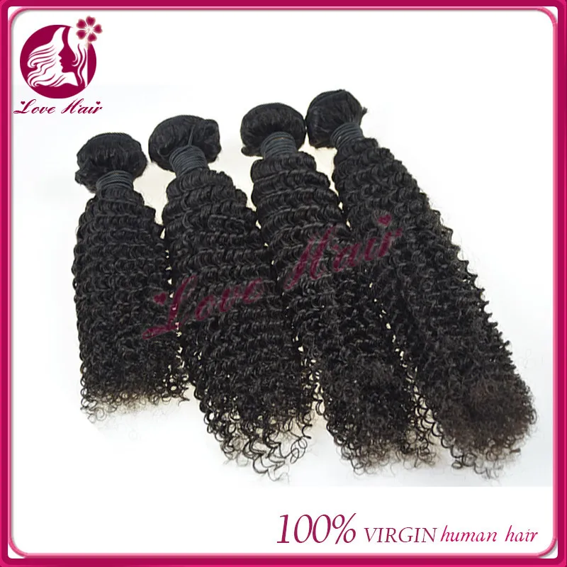 Real Virign Tight Kinky Curl Hair Extensions Brazilian Hair