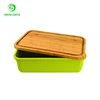 with fitting cover bamboo lunchbox high quality airtight food container ecology bamboo bread box