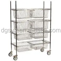 Sliding Baskets Shelving Unit Standard Kit On Feet No Castors Sliding Baskets Shelving Unit Standard