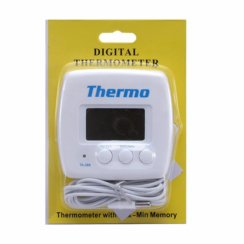 Liweihui instant read digital have maximum minimum most accurate thermometer with room temperature TA268A